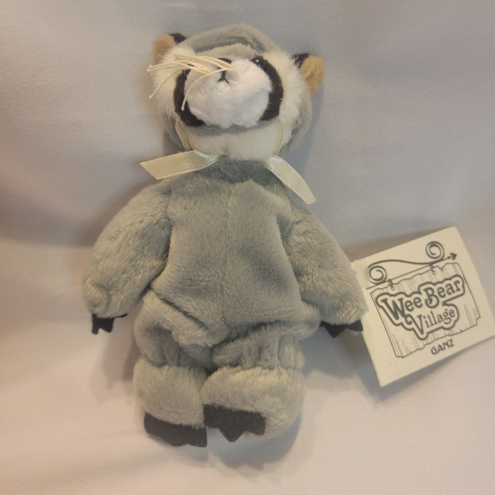 Weebear Ganz Bandit Raccoon 6" Plush Costume NWT